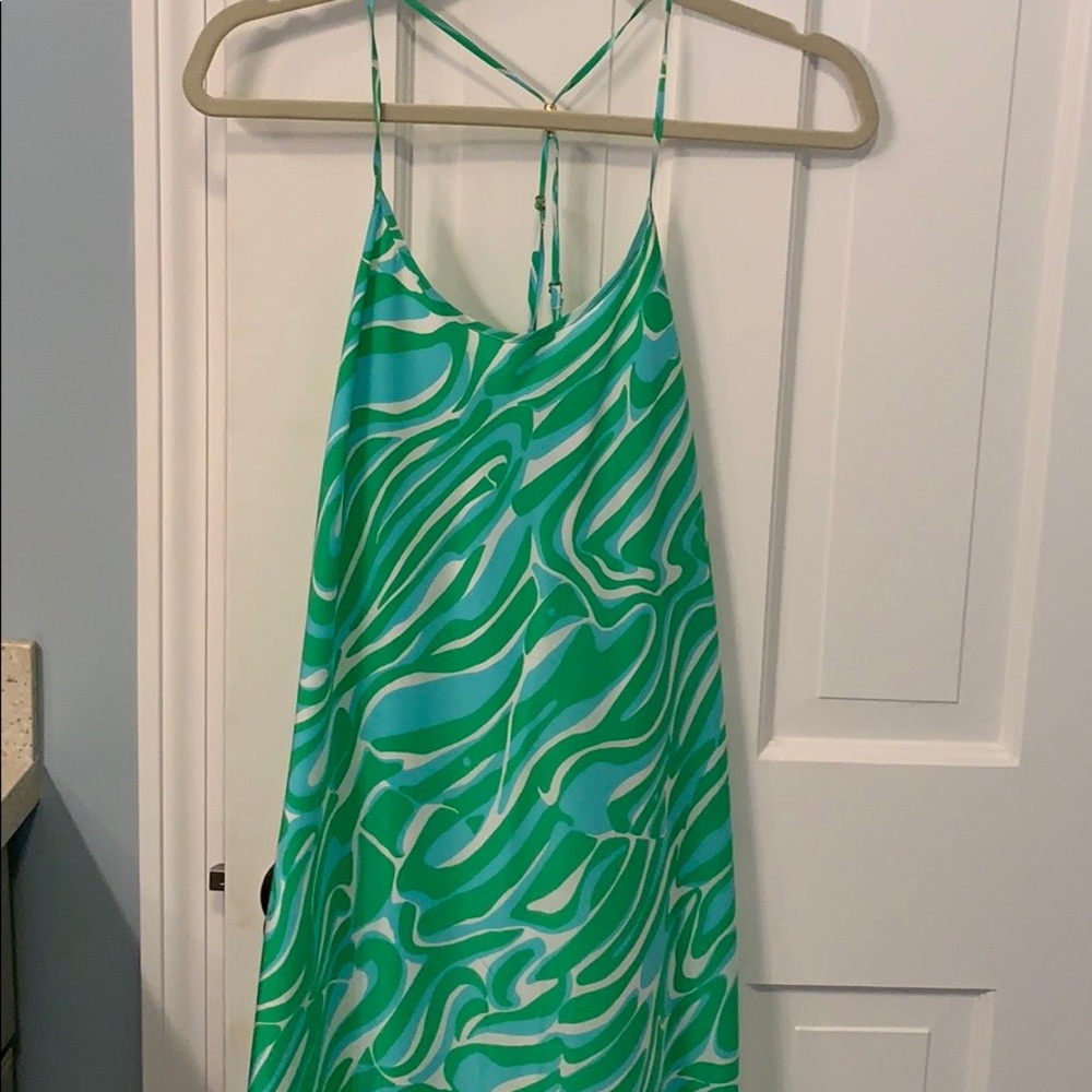 Lilly Pulitzer Dusk Silk Strappy Slip Dress